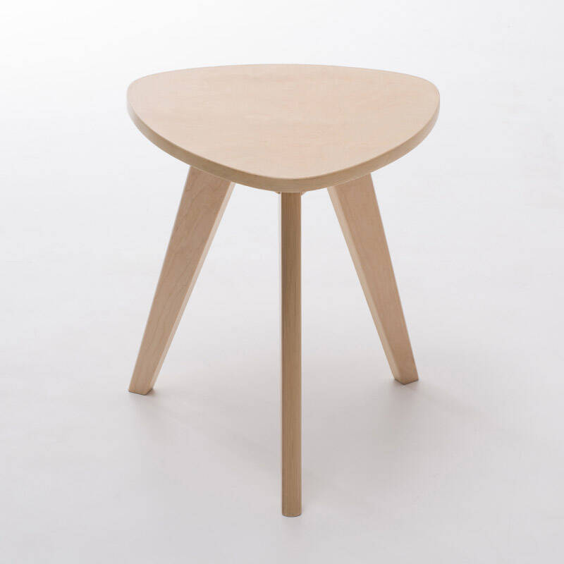 简域小茶几咖啡桌角几边几炕桌子实木hlm-233 小三角几 原木色