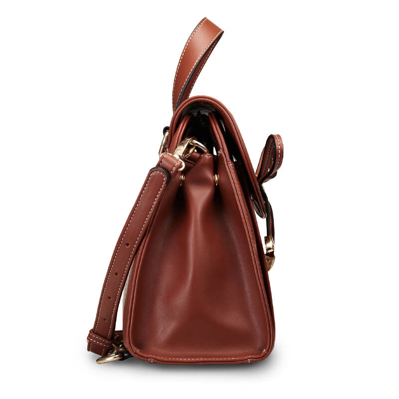 悠然简约蝴蝶结双肩包mwb130703 咖啡色