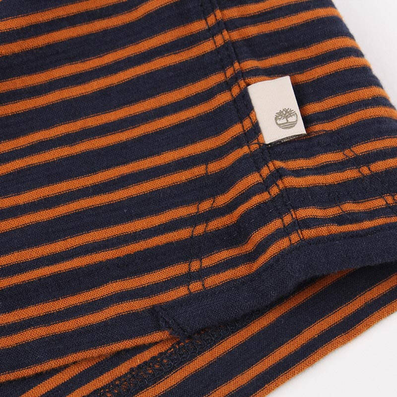 timberland/添柏岚男装新品 条纹短袖polo衫|7323j 7323j358/姜糖色