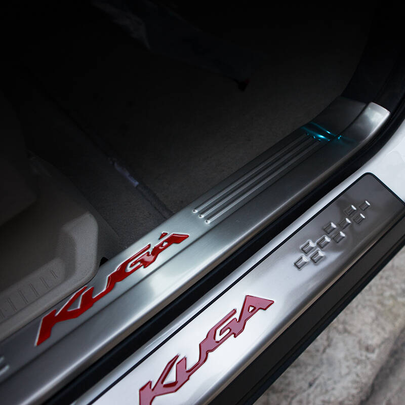 福特翼虎迎宾踏板内外门槛条 适用于13-15翼虎改装专用不锈钢车门踏板