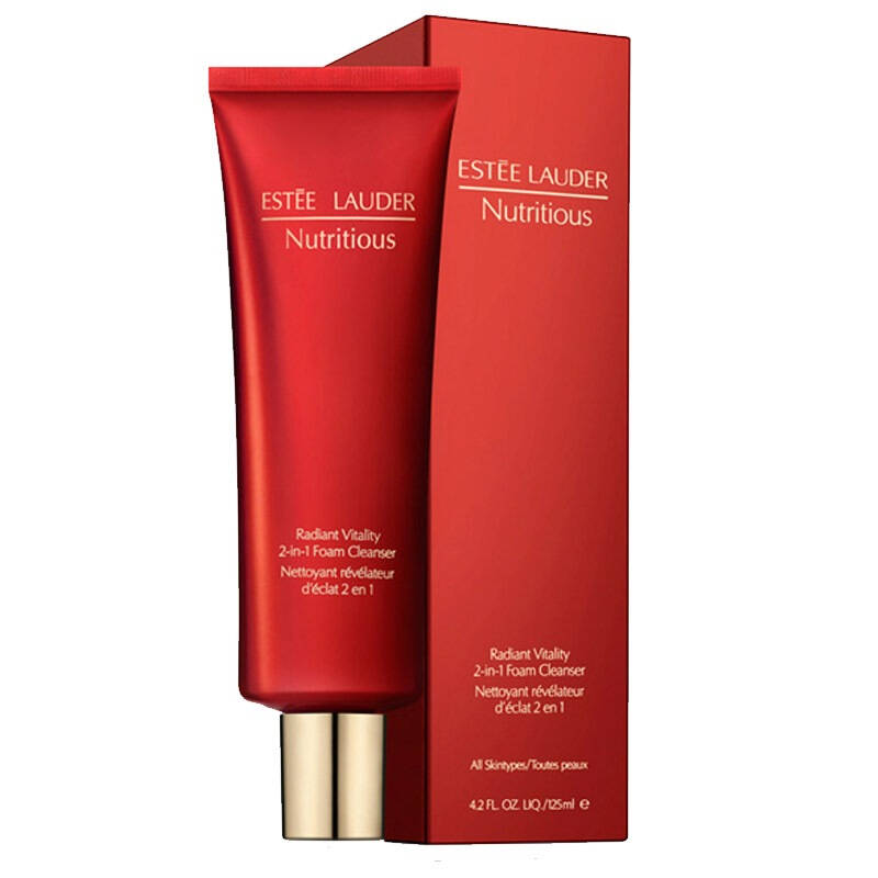 雅诗兰黛(estee lauder)鲜亮焕采泡沫洁面乳 125ml(红石榴洗面奶 深层