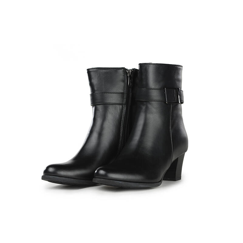 华宇营地 3515强人07女式校尉寒区羊毛皮靴 纯羊毛牛皮棉靴棉鞋 冬季