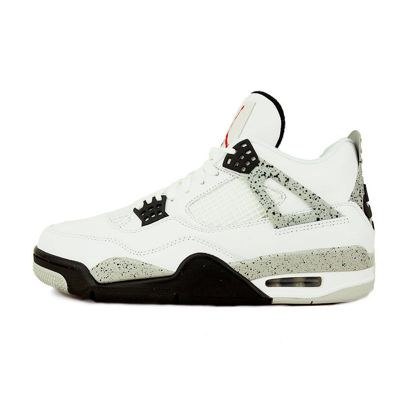 耐克/nike air jordan 4 white cement aj4 白水泥男女款 男白水泥840