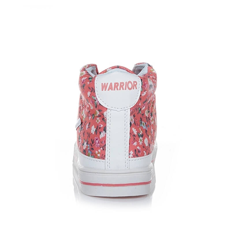 回力帆布鞋女鞋单鞋碎花鞋潮鞋低帮韩版板鞋秋季休闲鞋子 152301粉碎