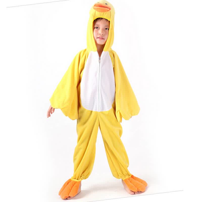 派对魔坊 (partymophun) 儿童动物服装 动物连体衣服 卡通动漫衣服 大