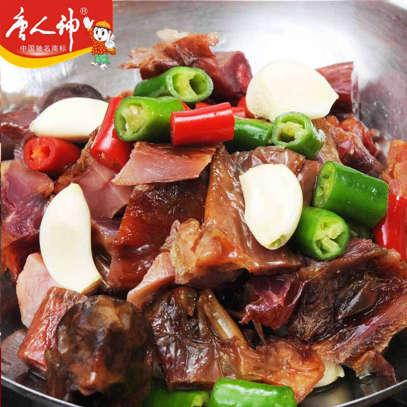 唐人神腊土鸡500g 湖南地方特产腌鸡腊鸡厨房餐桌无烟熏健康美食 用心