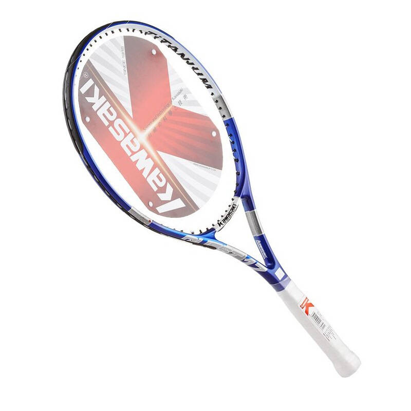 川崎kawasaki 碳素复合网球拍 k-17蓝色(已穿线) 京东自营