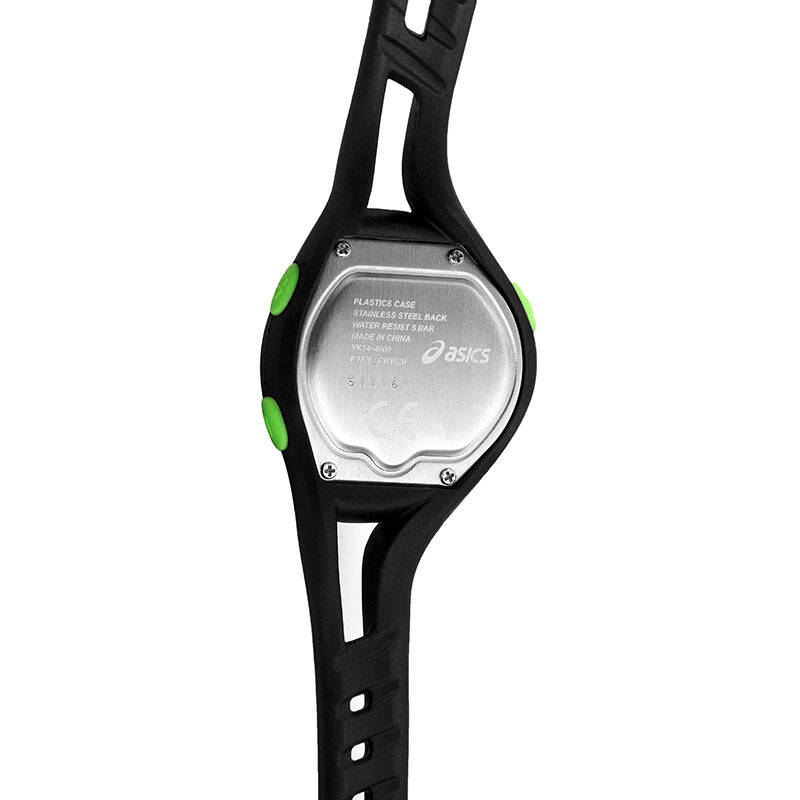 亚瑟士(asics)手表 时尚腕表跑步运动中性表多功能夜光电子表女士手表