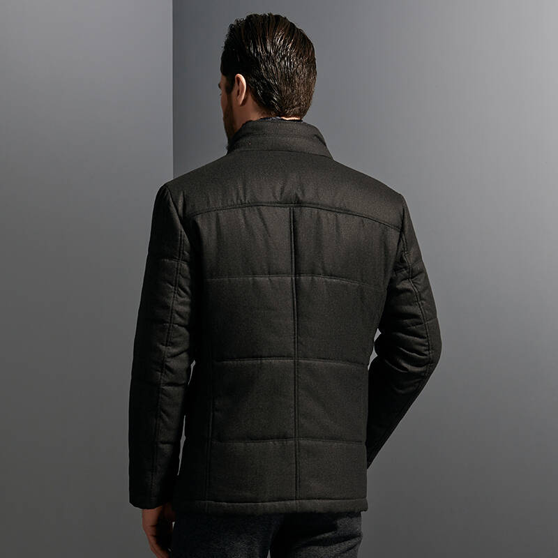 杉杉firs 男士休闲百搭时尚保暖棉服男 m35301-2藏灰色 175