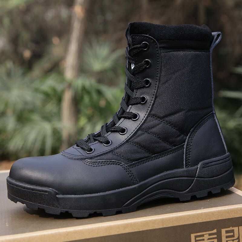 军用作战靴 户外耐磨减震透气登山靴沙漠靴 军迷鞋靴军鞋 盾郎正品