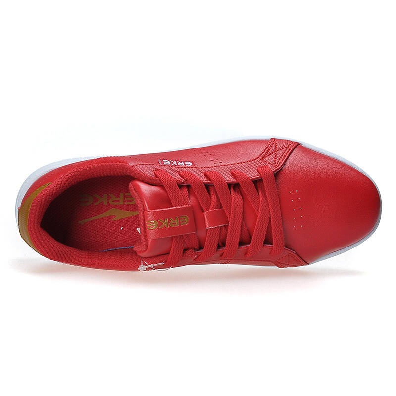 鸿星尔克女鞋 板鞋女潮流休闲鞋 时尚慢跑鞋 火星红 35码