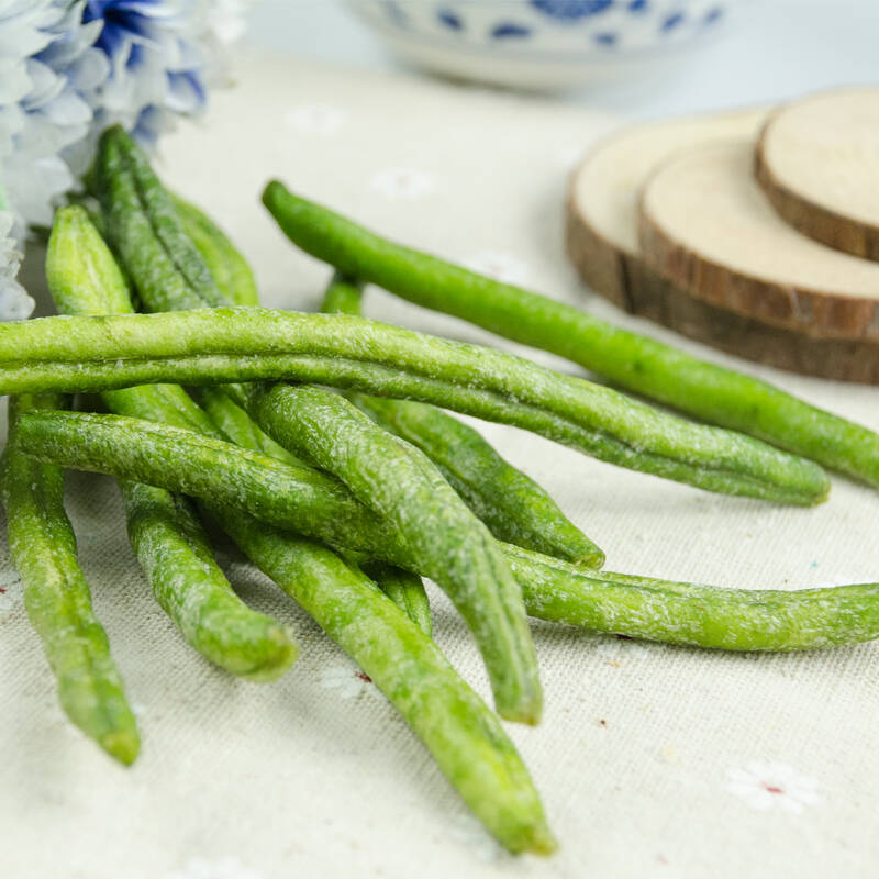 熊孩子 敏豆脆65g 蔬菜干制品 脱水即食四季豆干 休闲食品
