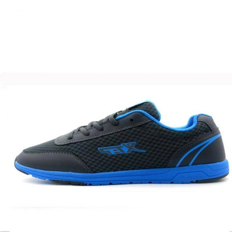 登翔春夏季运动鞋男鞋特大码网面鞋轻便跑步鞋旅游鞋 1422深灰 44