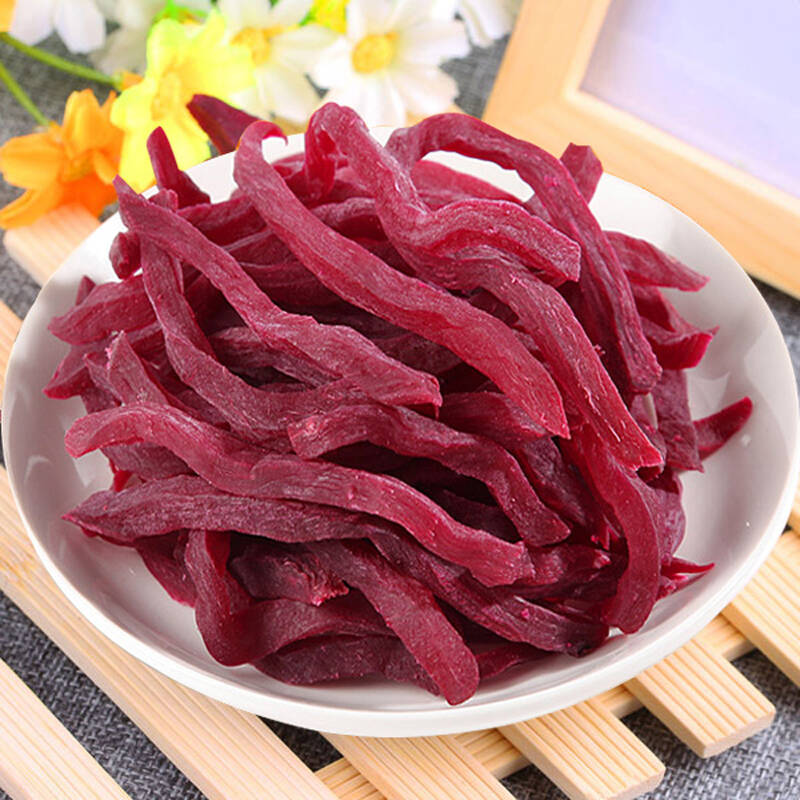 紫薯干500g 地瓜干 紫薯条番薯干非油炸软条红心