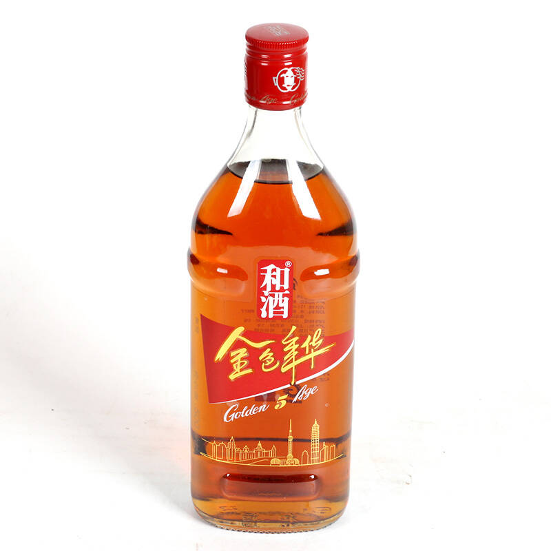 京东配送 和酒 金色年华五年(5年)上海老酒黄酒 500ml*6瓶装