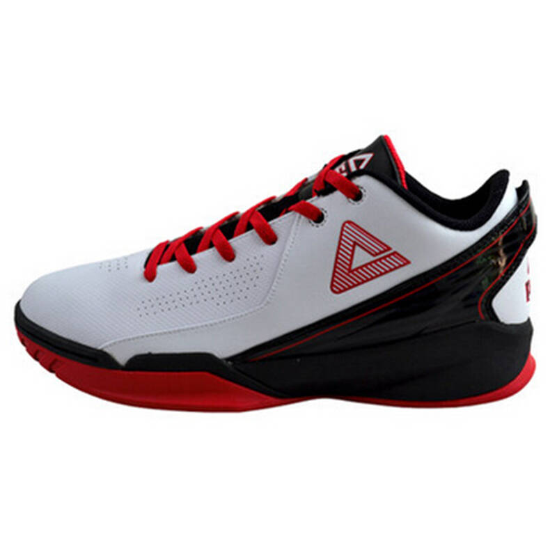 匹克篮球鞋男鞋 利刃二代后卫中邦减震耐磨运动鞋e44161a 深兰/荧光黄