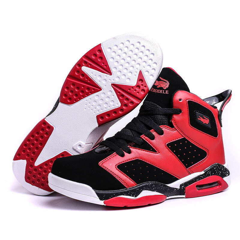 鞋经典2015新炫彩耐磨减震运动鞋秋冬防滑战靴男球鞋乔6版大码篮球鞋