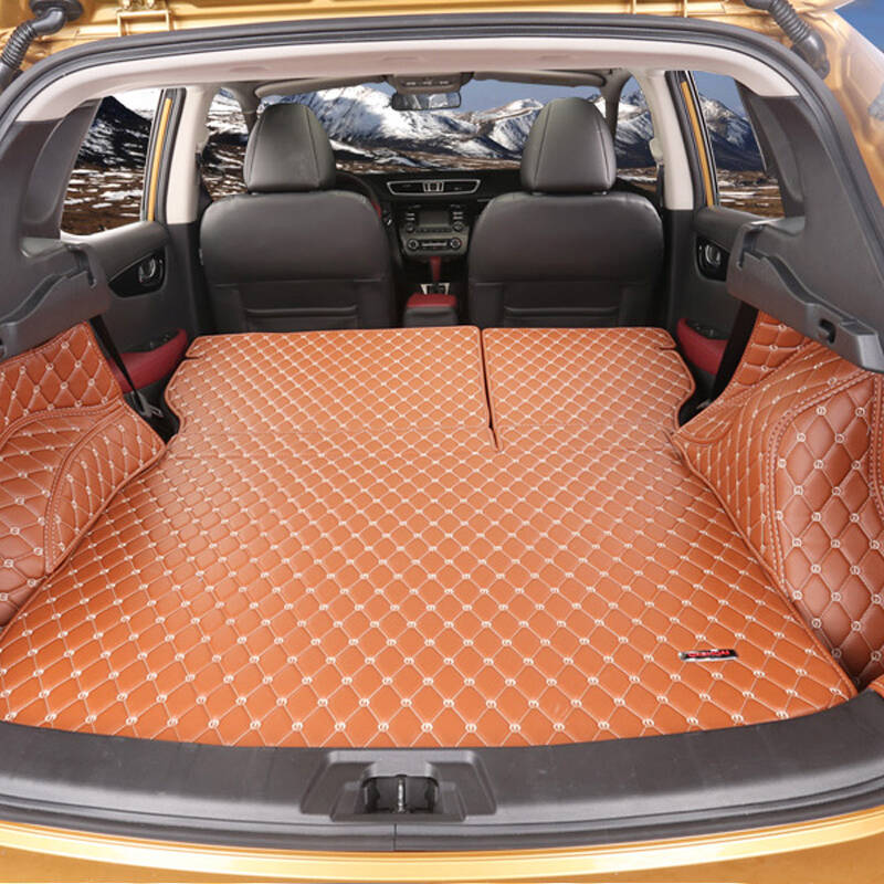 德饰爵 适用于16新逍客后备箱垫 日产全新逍客全包尾箱垫 逍客改装