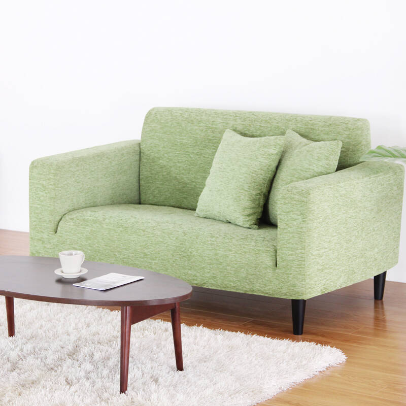 布艺沙发 可拆洗雪尼尔面料 小户型简约客厅家具 x189 雪尼尔草绿色