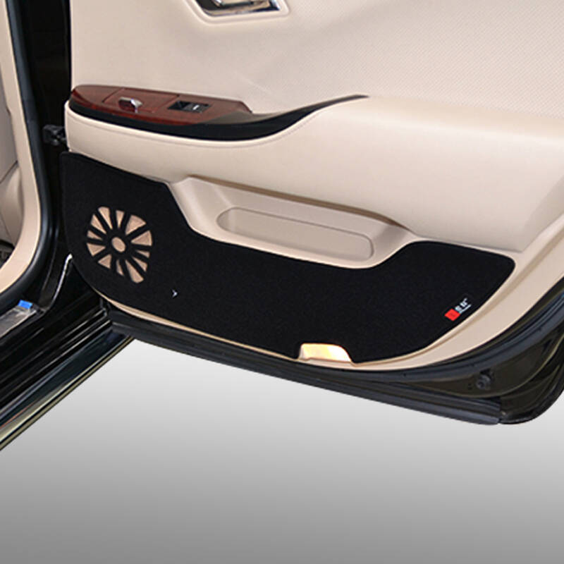 皇轩 汽车 丰田rav4 车门保护垫防护垫 防踢垫 黑色黑边 备注车型和