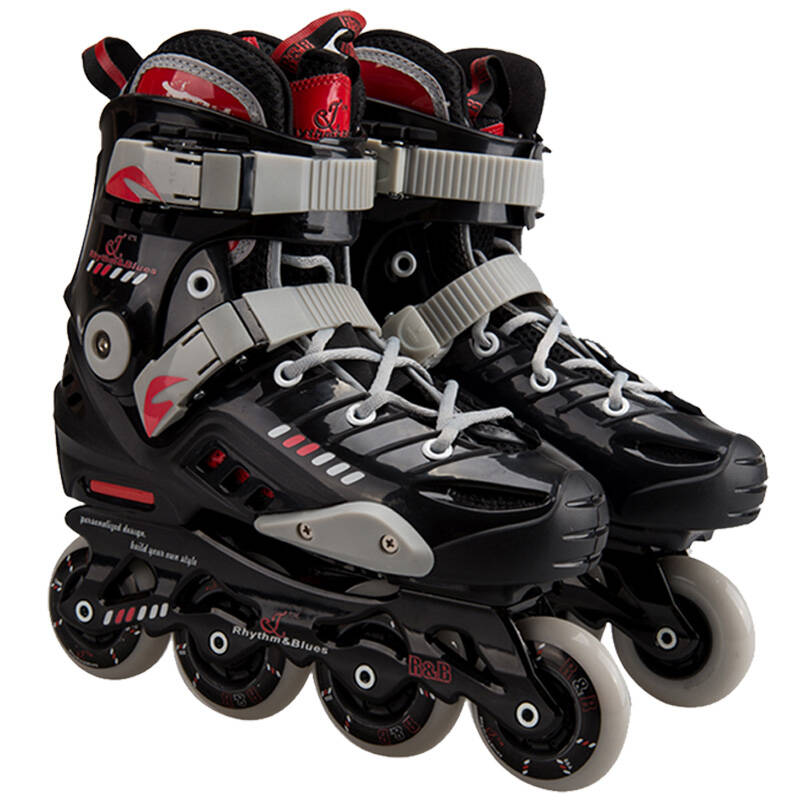 布鲁斯大学生新款平花鞋专业成人溜冰鞋轮滑鞋旱冰鞋滑冰鞋男女h2000