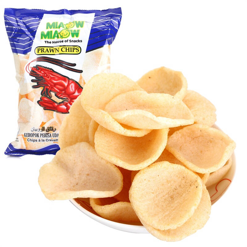 马来西亚进口 妙妙虾味片50g 自营