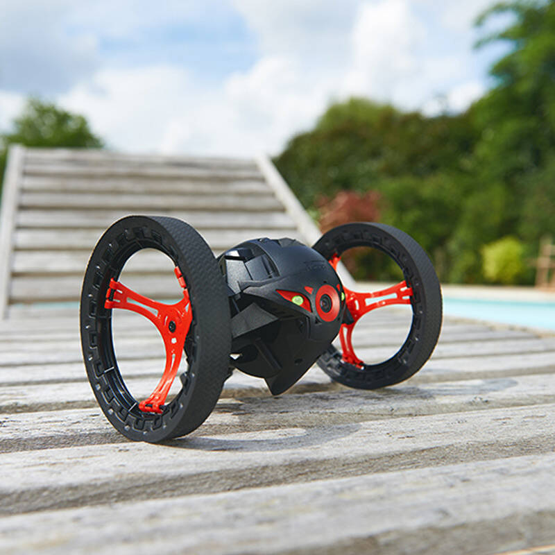 派诺特parrot minidrones jumpingsumo智能弹跳车遥控车 白色弹跳车