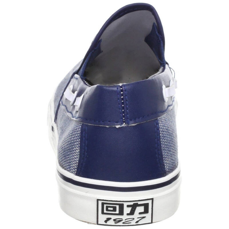 回力warrior新款一脚蹬男鞋套脚休闲鞋帆布鞋 wxy-372 蓝色 40