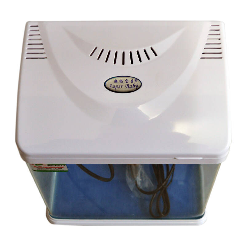 【京东超市】越美 鱼缸 超级宝贝水族箱r330 白蓝随机