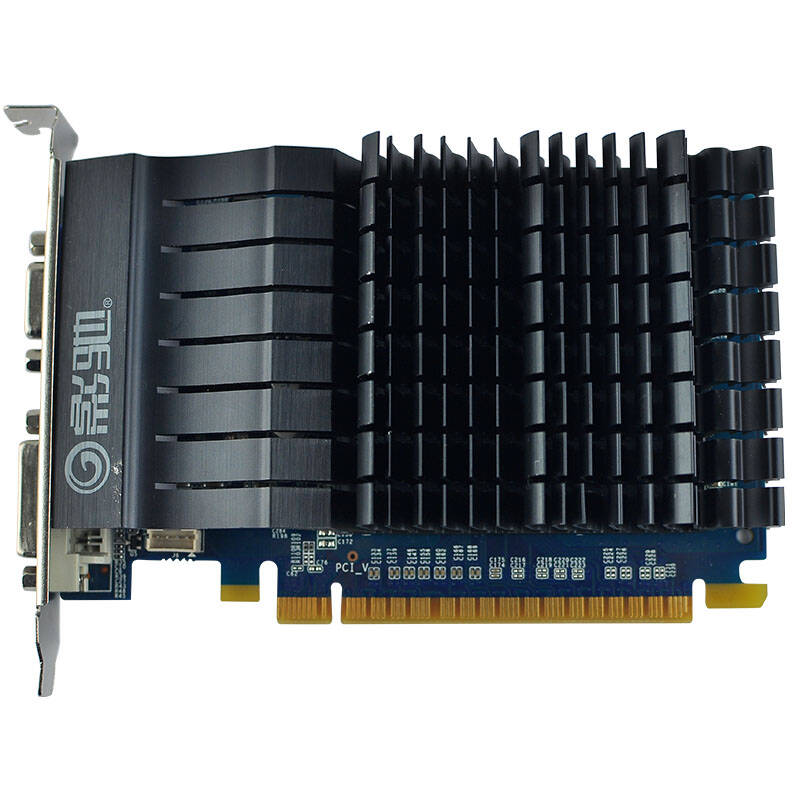 影驰(galaxy)gt710龙将 954mhz/1000mhz 2gb/64bit ddr3 pci-e显卡