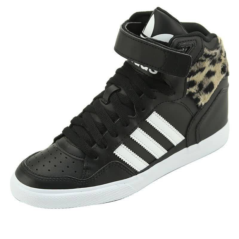 adidas 三叶草 豹纹女子内增高休闲板鞋 af4387 af4387 37