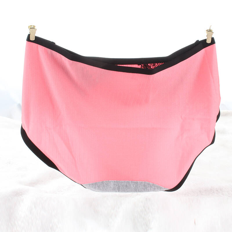 可娃衣kewayi少女内裤棉质蕾丝花纹中腰平角女士内裤hs15w629-2 肤色