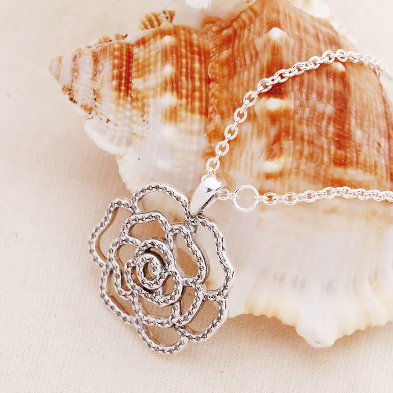 pandora 潘多拉 玫瑰花项链 390368cz-90