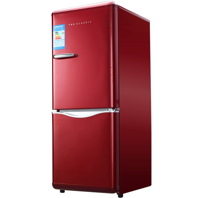 大宇(daewoo)odf-m300r 141l 经典复古 迷你双门小冰箱 红色