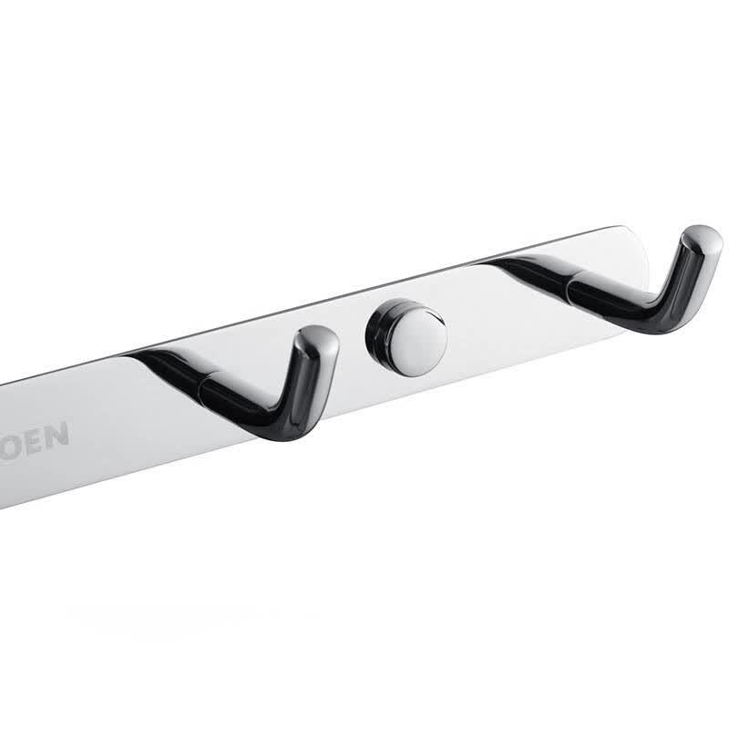 摩恩(moen)acc9942 不锈钢衣钩 五头单排衣帽钩浴室五金挂件