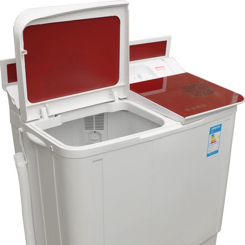 6公斤半自动洗衣机 双桶波轮双缸洗衣机 xpb76-8188s 盛世红 - 京东