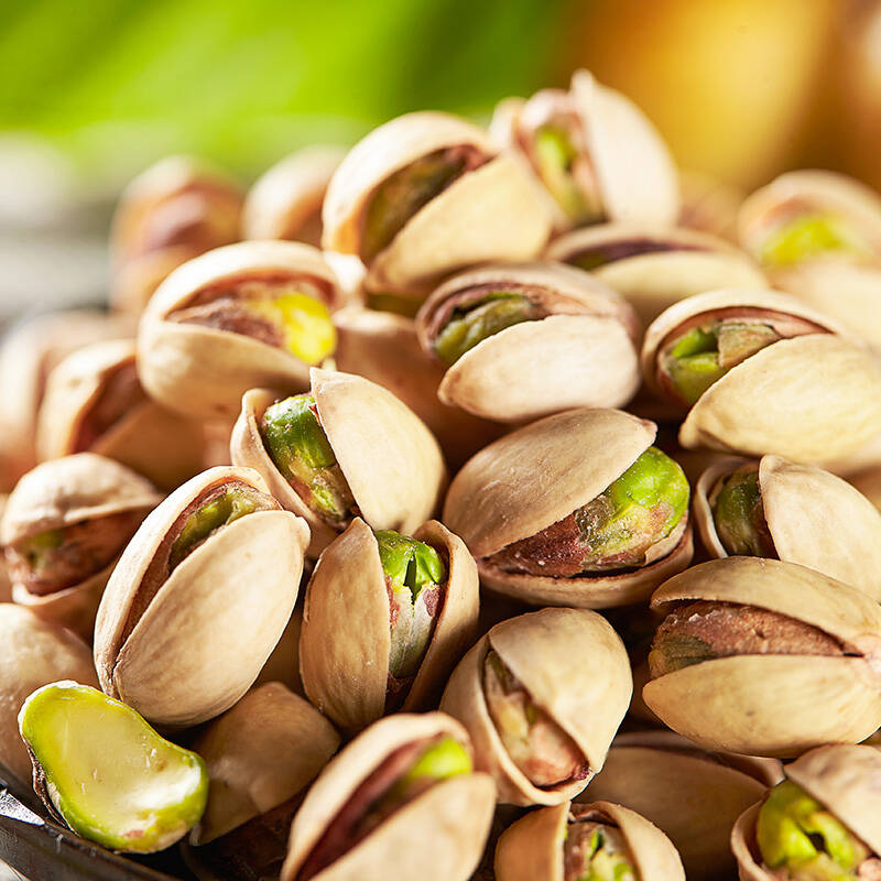 憨豆熊 坚果炒货 干果休闲零食 原味开心果208g 京东自营