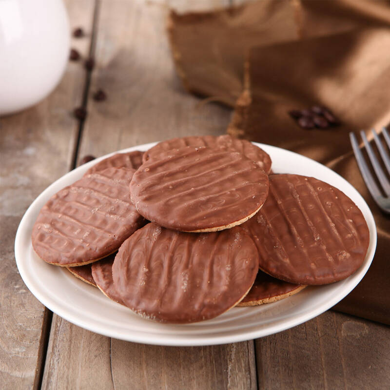 法国进口 塞尔琳娜(cereline) 牛奶巧克力燕麦饼干 200g