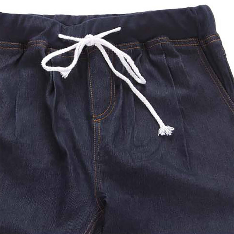 丹杰仕 2014秋季新款 最百搭情侣款 经典款设计 松紧腰头牛仔裤 男女