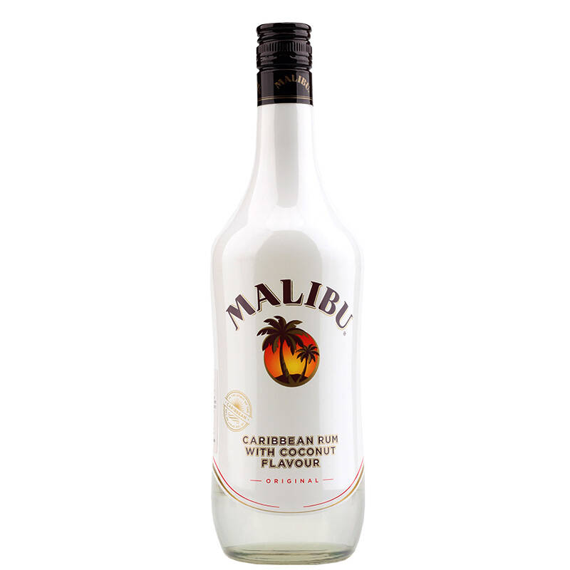 洋酒马利宝椰子朗姆酒malibu rum21° 750ml