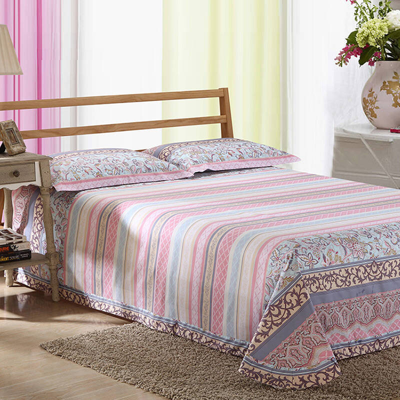 玫琳凯家纺 双人 四件套 全棉活性印花四件套 洛奇 200*230cm