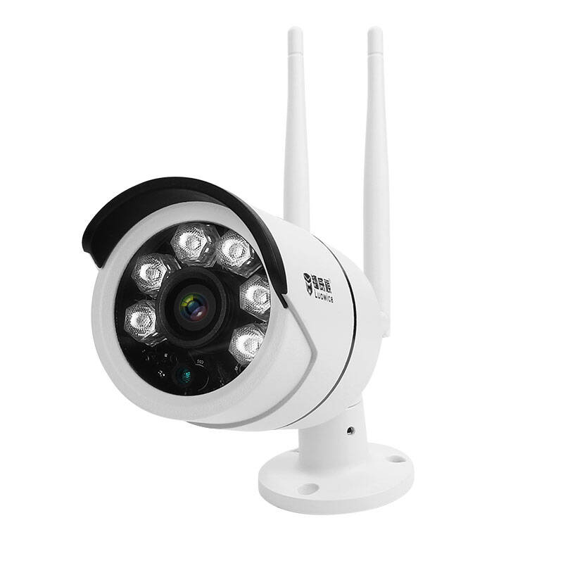 镭威视 无线监控套装130万激光夜视网络高清监控摄像头家用 硬盘录像