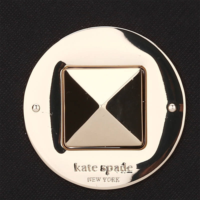 kate spade 凯特丝蓓 女士黑色牛皮长款钱包 wkru3365 black 001