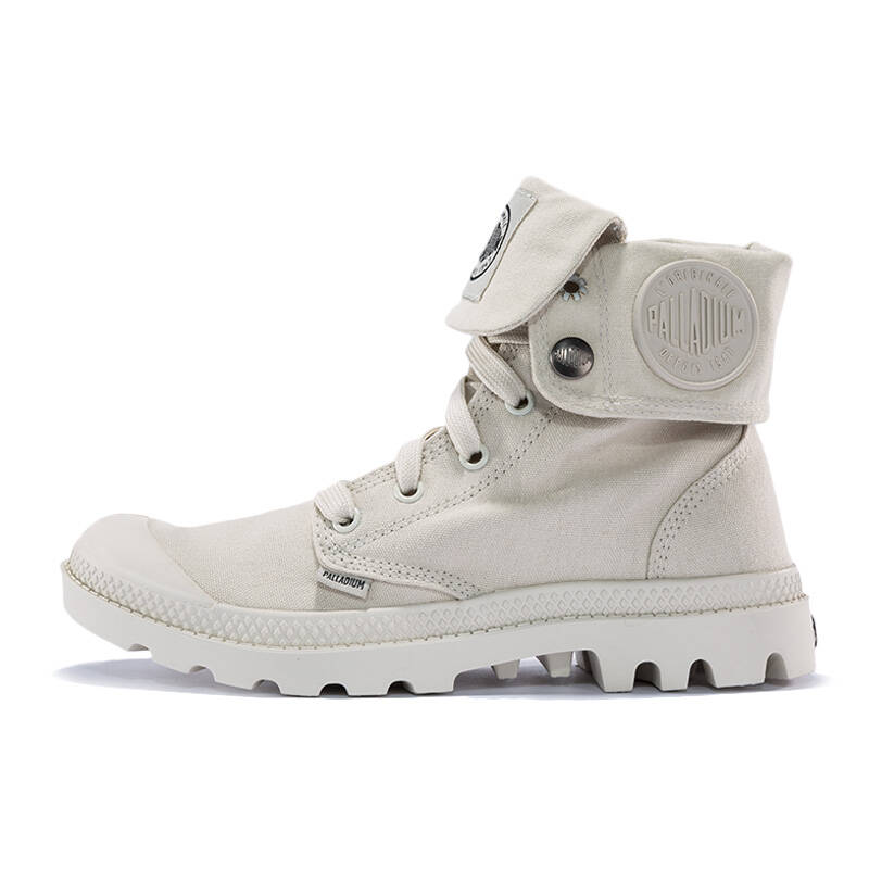 帕拉丁 palladium 中性 翻帮 休闲鞋 73116 米色150 44