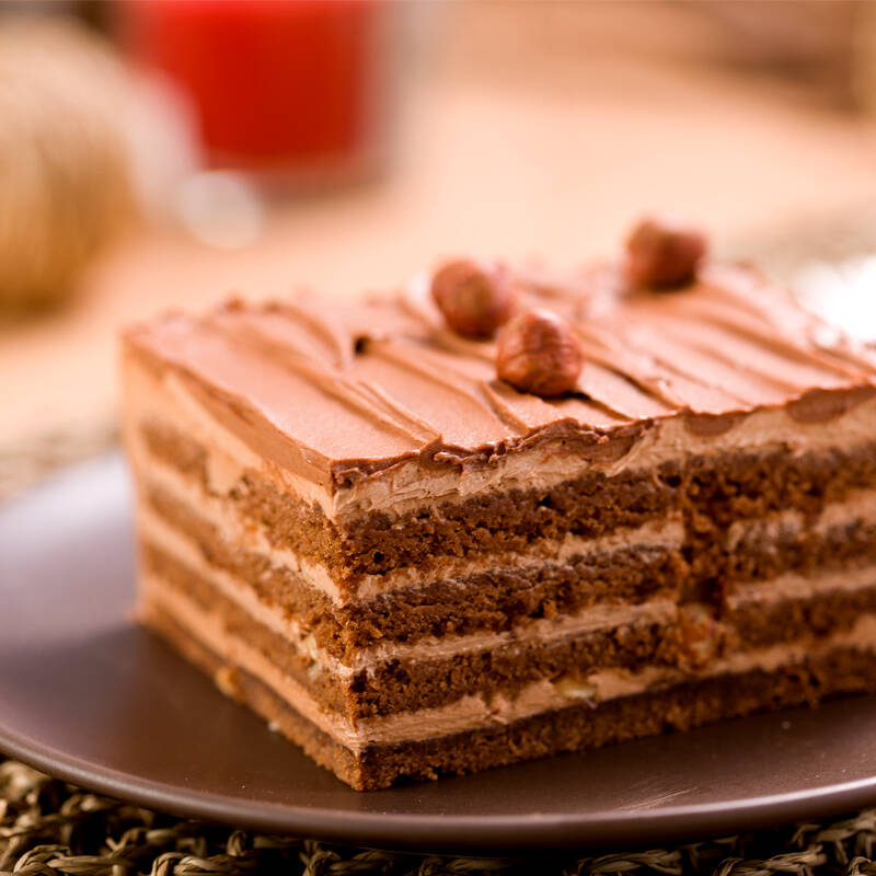 ebeecake 榛爱·黑巧克力榛子 法芙娜巧克力蛋糕 新鲜生日蛋糕 北京