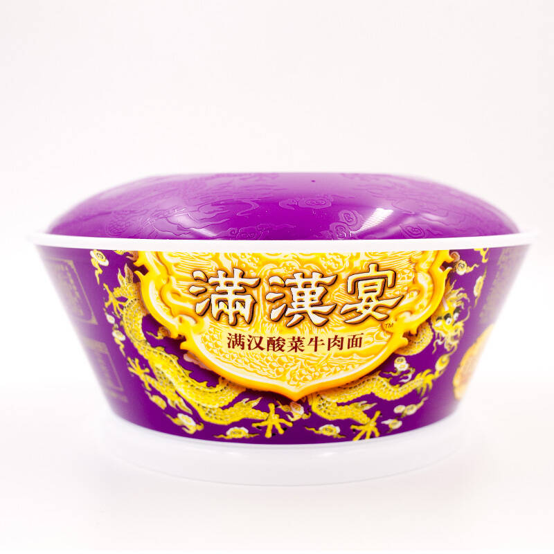统一 方便面 满汉宴 满汉酸菜牛肉面 碗面 211克/碗