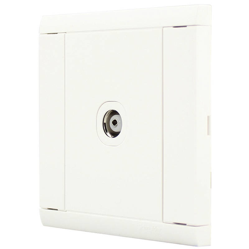 施耐德(schneider)插座 一位电视插座 有线tv插座 a5系列 白色