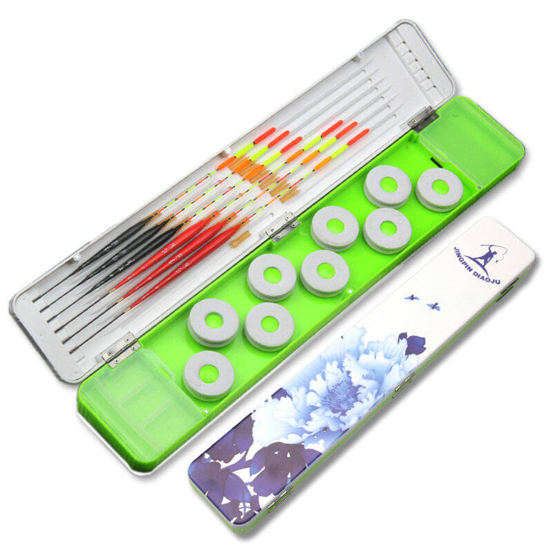 锦鳞渔具垂钓用品 浮漂套装鱼漂正品巴尔杉立式浮漂鲫鲤鱼纳米标漂盒