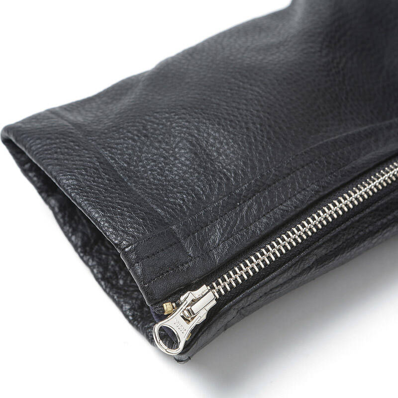 marisfrolg玛丝菲尔 时尚拼接皮袖羽绒上衣 秋冬新男装 黑色 1/s/48