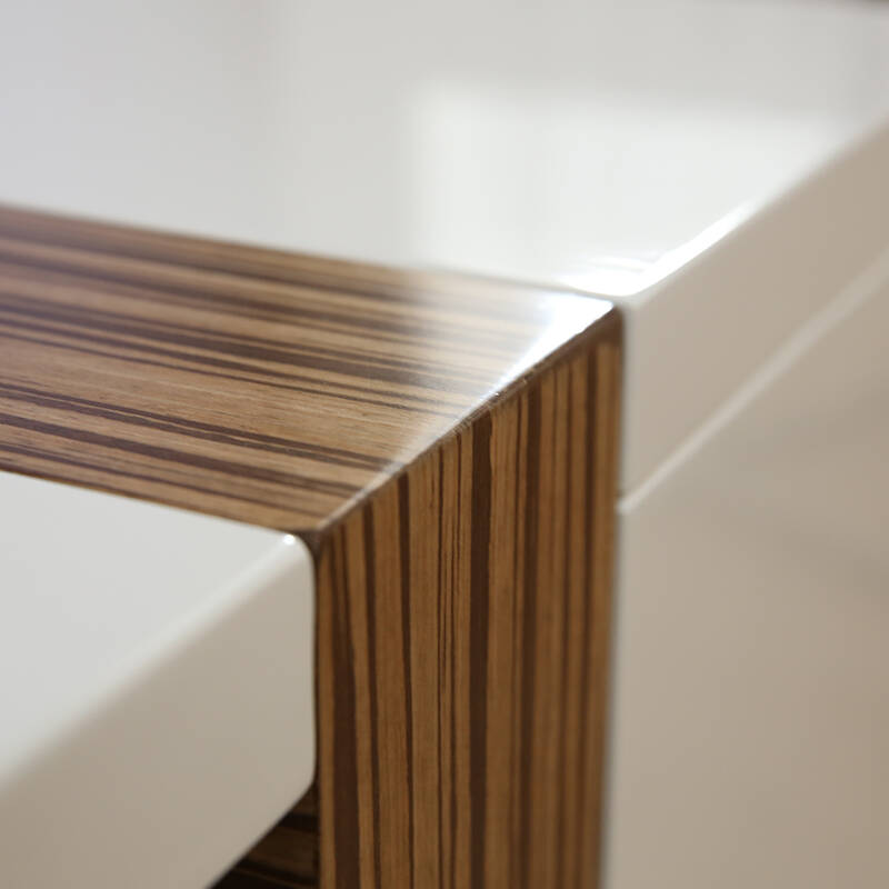 电视柜 小户型电视柜 电视柜茶几组合套装 简约现代 象牙白钢琴烤漆面